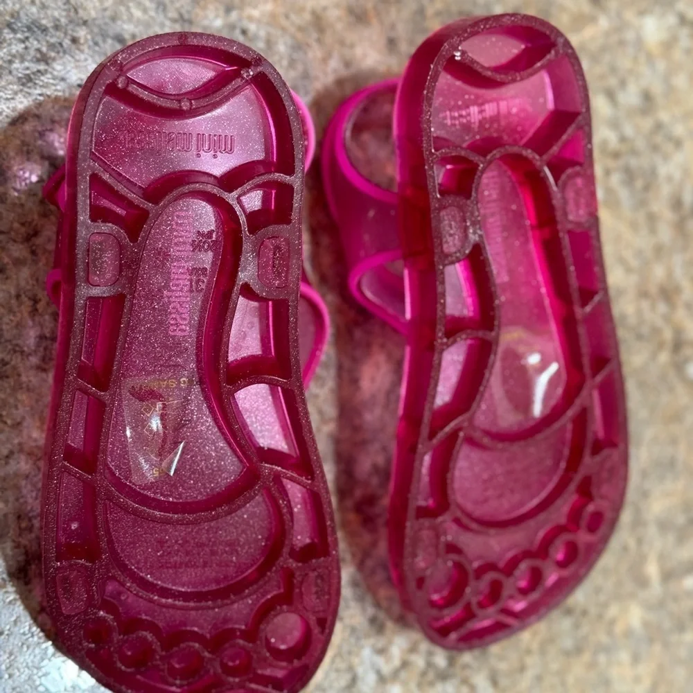 New Mini Melissa Aqua Sandals